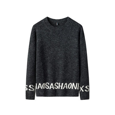 S-4XL Mens Casual Pullover Sweater Autumn Winter Sweater Multicolor Customized